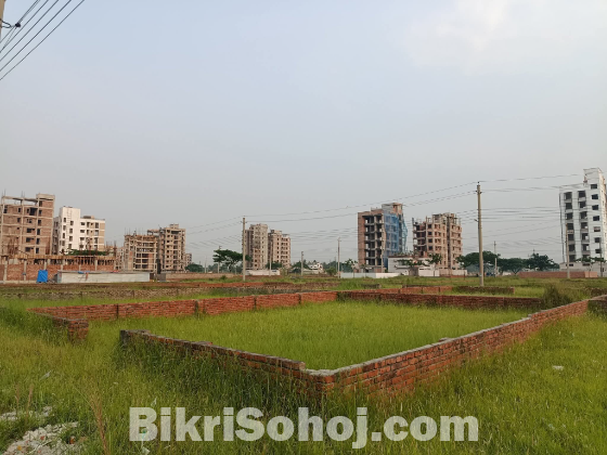 5 Katha corner Plot Sales M Block Bashundhara
